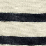 Navy Horizontal-Stripe Jersey Knit, Poly-Viscose — texture