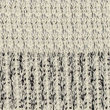 Beige Horizontal-Stripe Chunky Knit, Poly-Viscose — texture
