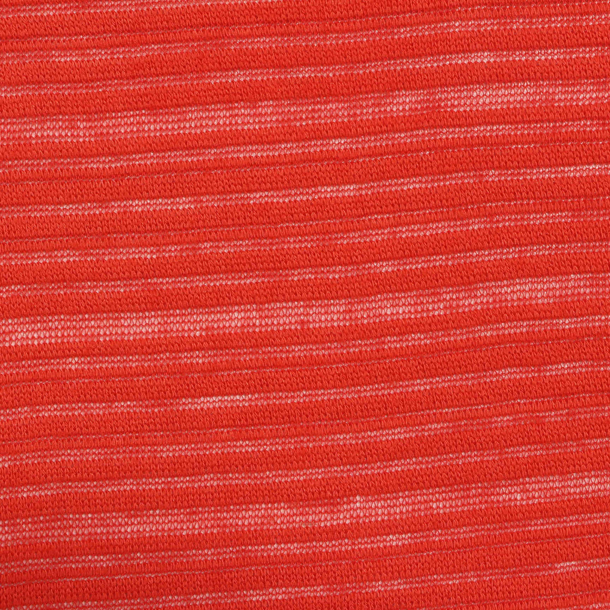Red Textured-Band Chunky Knit, Viscose-Poly