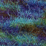 Blue Horizontal-Stripe Jersey Knit, Polyester — texture