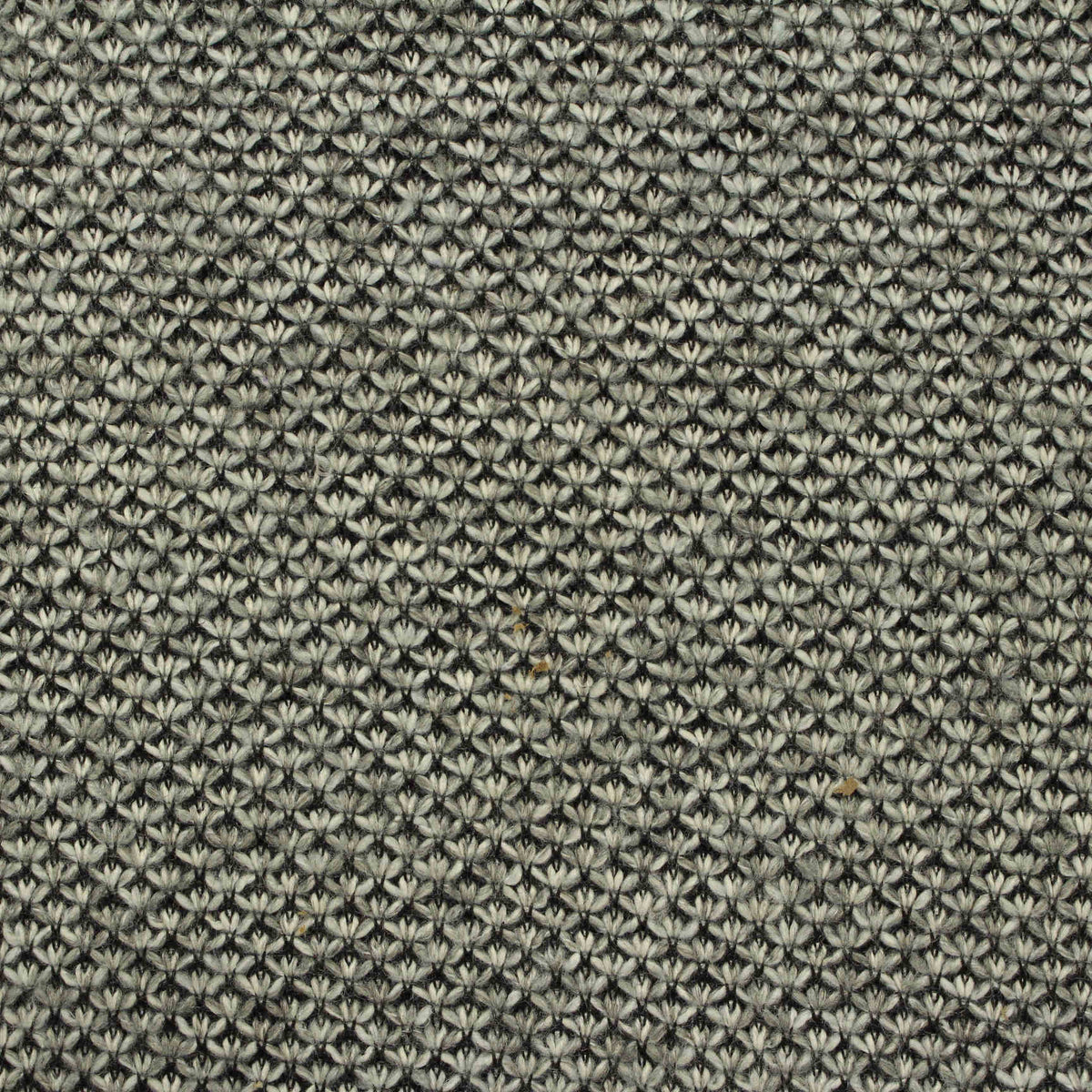 Grey Leaf Chunky Knit, Polyester