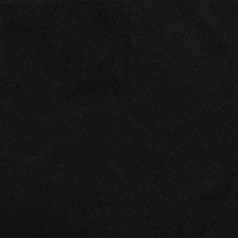 Polyester Stretch Jersey Knit Fabric, 245 gsm, 150 cm — Black