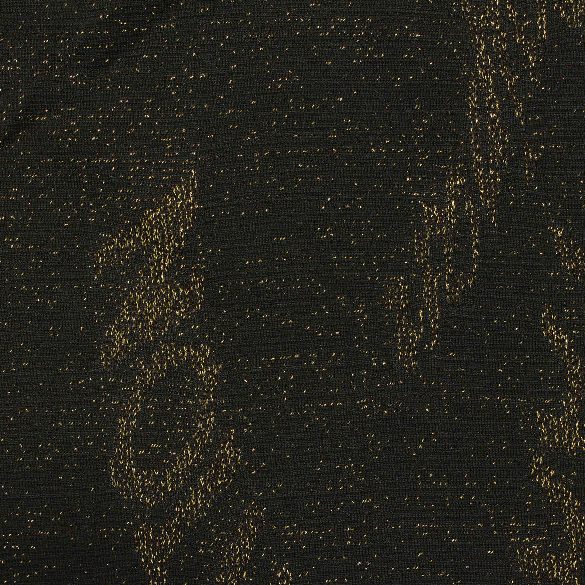 Gold Flecks Interlock Knit, Polyester