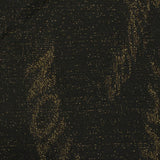 Gold Flecks Interlock Knit, Polyester