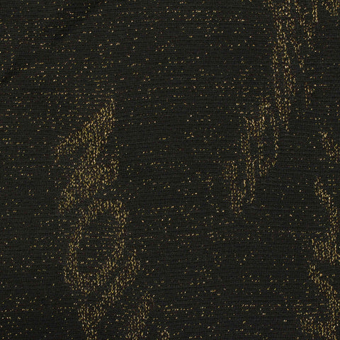 Gold Flecks Interlock Knit, Polyester