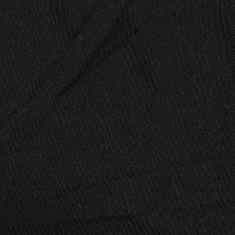 100% Polyester ITY Knit Fabric, 196 gsm, 150 cm — Black