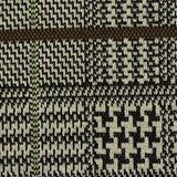 Black Houndstooth Jacquard, Poly-Viscose — texture