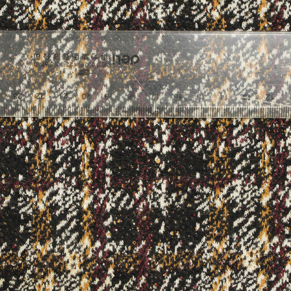 Black Marl Jacquard, Poly-Viscose, 320 gsm, 155 cm, ref EF-212961