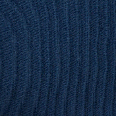 Polyester Viscose Stretch Jersey Knit Fabric, 249 gsm, 157 cm — Navy