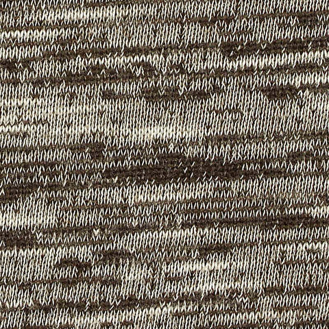 Brown Marl Chunky Knit, Poly-Viscose, 229 gsm