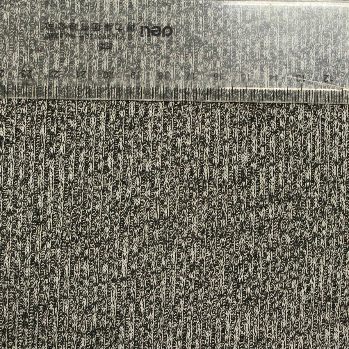 Black Marl Chunky Knit, Polyester, 261 gsm