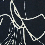 White Lines Jersey Knit, Polyester — texture