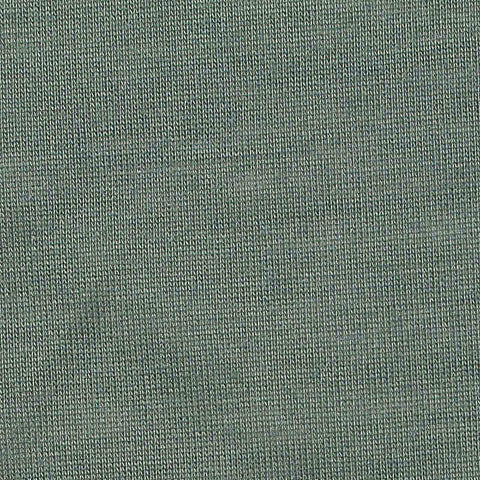 Heathered Green Marl Jersey Knit, Polyester, 129 gsm