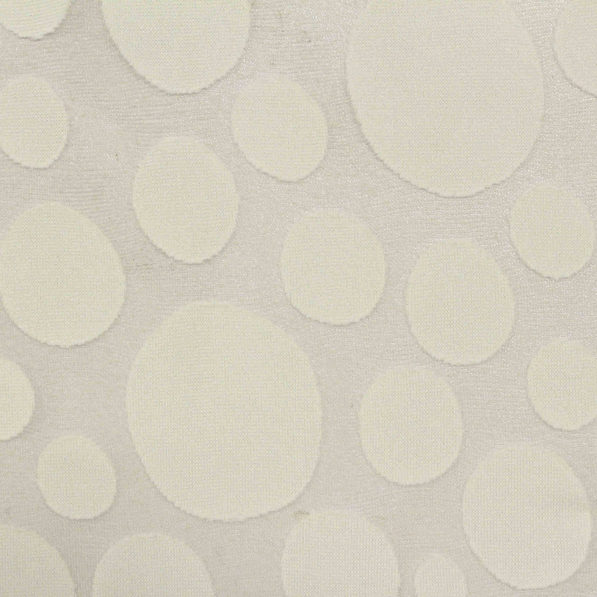 Cream Dots Knit, Poly-Nylon