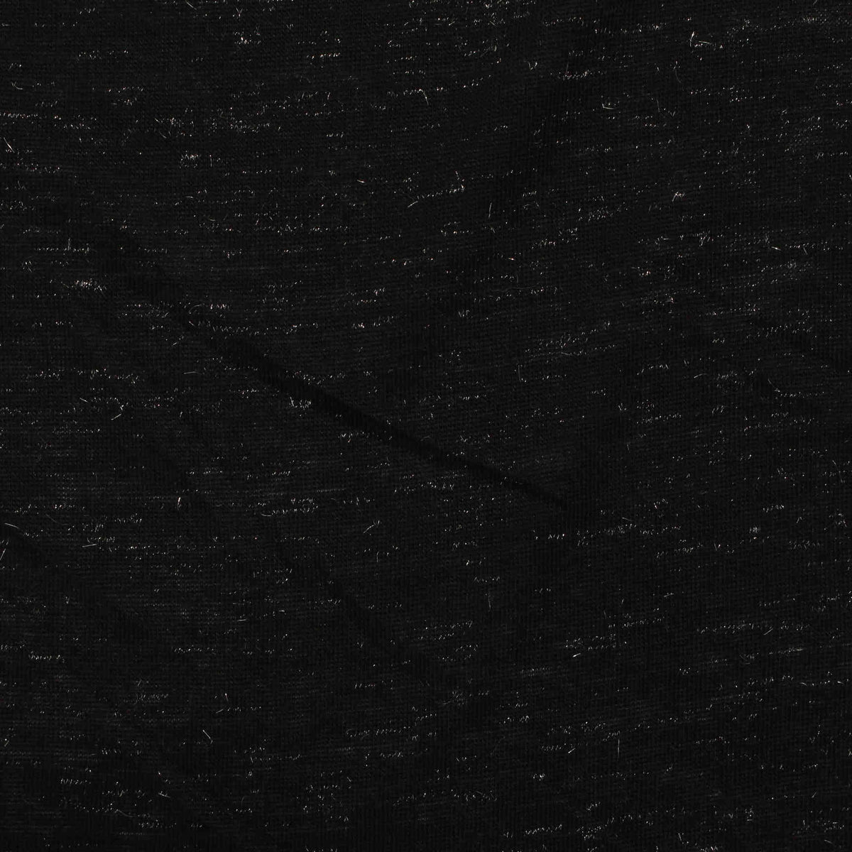 Black Marl Knit, Viscose, 130 gsm, 185 cm