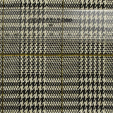 Black Houndstooth Jacquard, Polyester