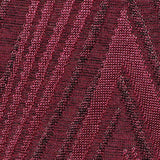 Burgundy Tone-on-Tone Zigzag Jacquard — texture