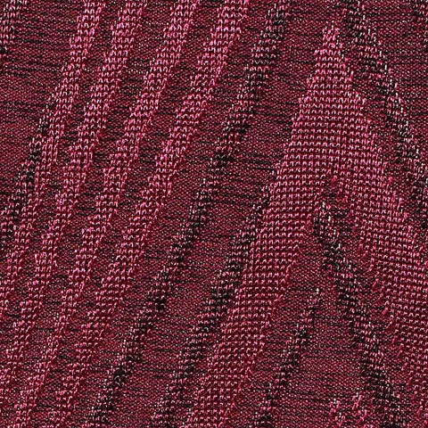 Burgundy Tone-on-Tone Zigzag Jacquard