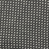 Black Houndstooth Jacquard, Polyester