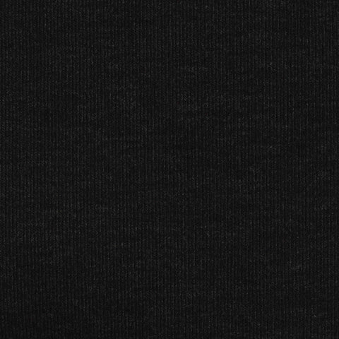 Black Marl Jersey Knit, Poly-Viscose, 306 gsm