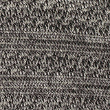 Grey Horizontal-Band Chunky Knit, Poly-Viscose — texture