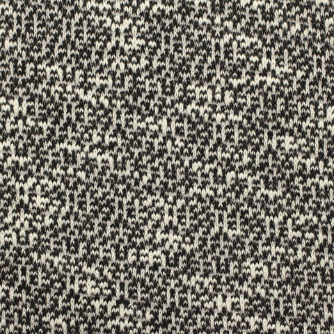 Black Marl Chunky Knit, Viscose-Poly, 184 gsm
