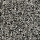Black Marl Interlock Knit, Poly-Viscose — texture
