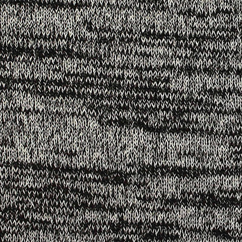 Black Marl Chunky Knit, 178 gsm