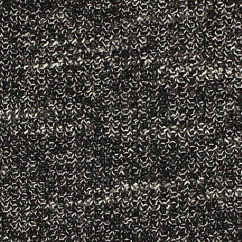 Dark Grey Marl Interlock Knit, Poly-Viscose, 171 gsm