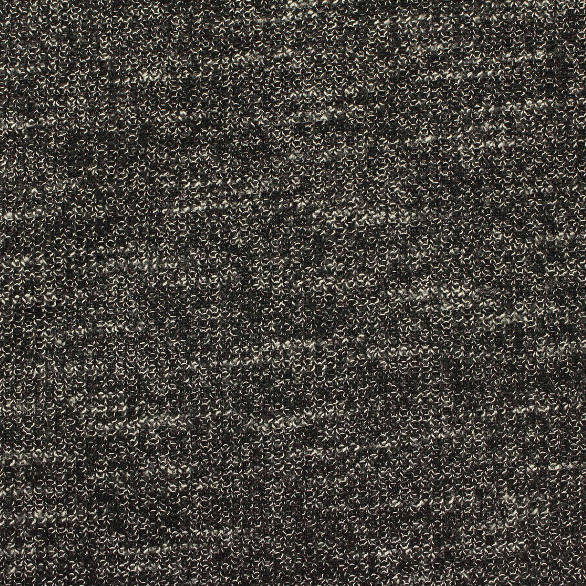 Dark Grey Marl Interlock Knit, Poly-Viscose, 171 gsm