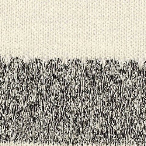 Off-White Horizontal-Stripe Chunky Knit