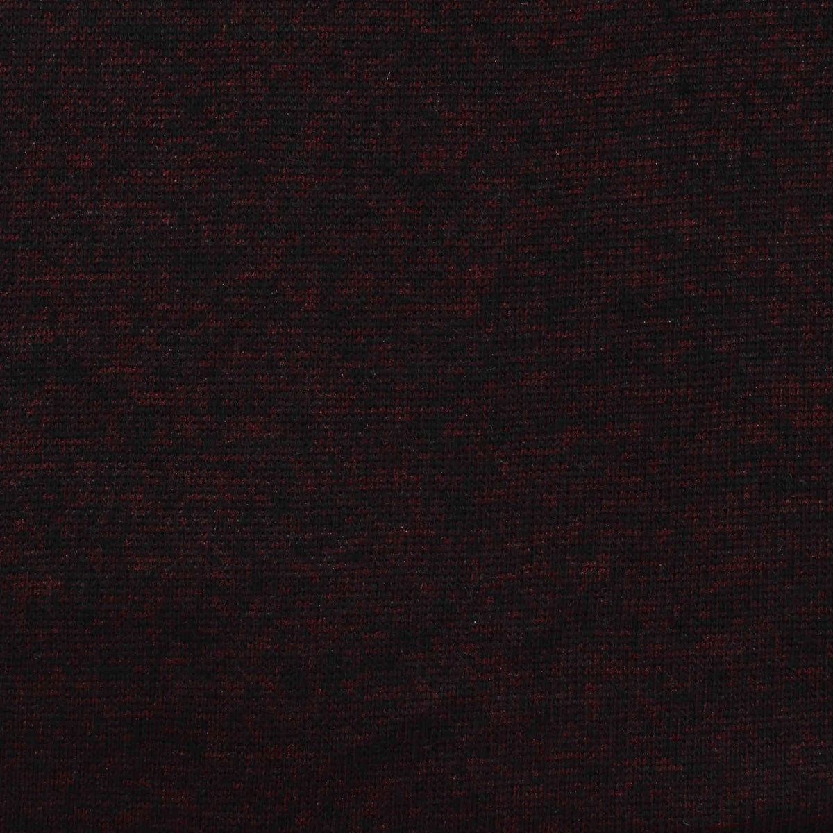 Dark Red Marl Chunky Knit, Viscose-Poly, 210 gsm