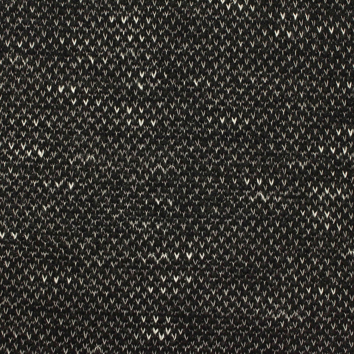 Black Marl Chunky Knit, Viscose-Metallic