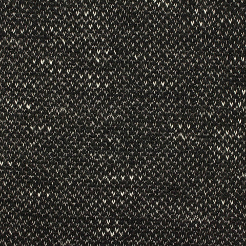 Black Marl Chunky Knit, Viscose-Metallic