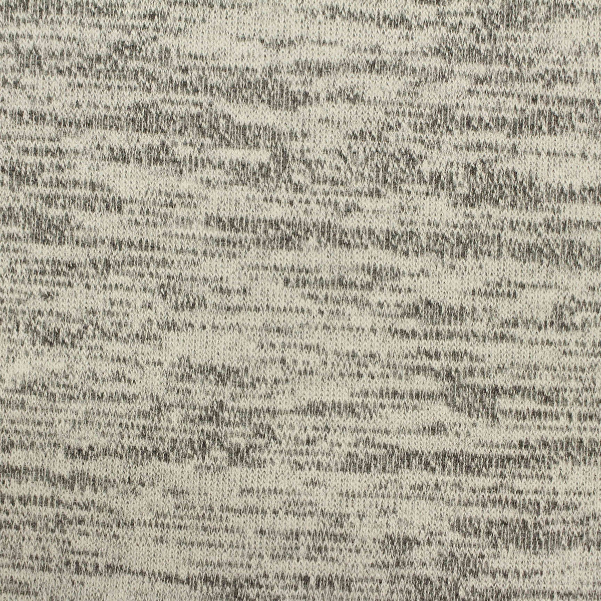 Grey Heather Chunky Knit, Viscose-Poly, 208 gsm