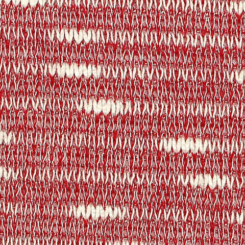 Red Marl Chunky Knit, Poly-Viscose, 166 gsm