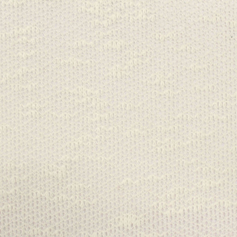 Polyester Stretch Chunky Knit Fabric, 131 gsm, 160 cm — White