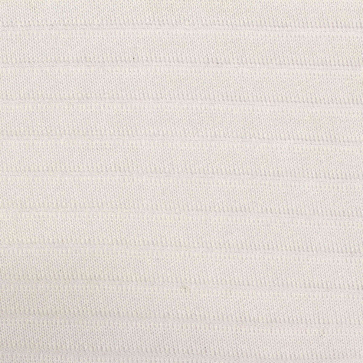 Striped Chunky Knit Fabric, 195 gsm, 166 cm — White