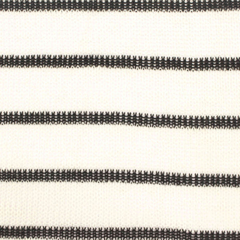 Polyester Viscose Stretch Chunky Knit Fabric, 96 gsm, 149 cm — White