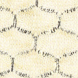Cream Honeycomb Chunky Knit, Poly-Cotton — texture