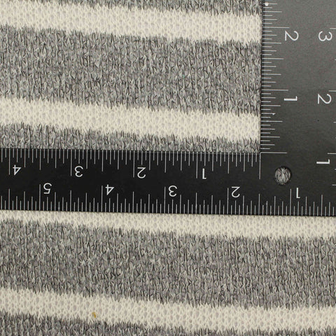 White Marl Chunky Knit, Poly-Viscose, 174 gsm