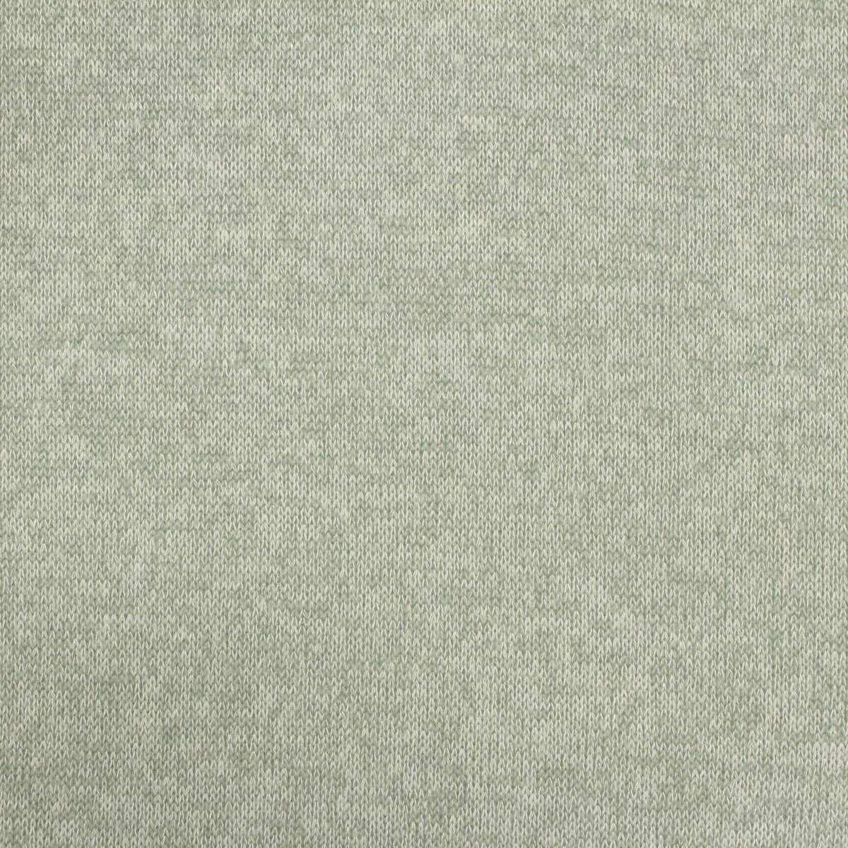 Light Green Marl Chunky Knit, Viscose-Poly, 198 gsm