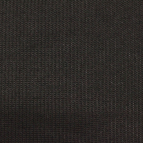 100% Polyester Rib Knit Fabric, 360 gsm, 160 cm — Black
