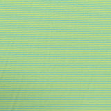 Light Green Horizontal-Stripe Jersey Knit, Polyester