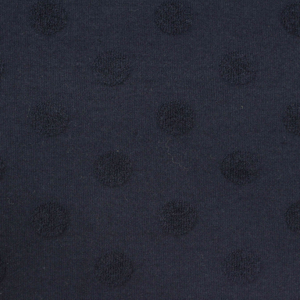 Dark Blue Dots Jacquard, Cotton-Poly