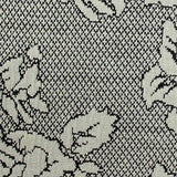 White Floral Jacquard, Viscose-Poly — texture