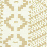 Beige Geometric-Diamond Bengaline, Viscose-Nylon — texture