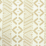 Beige Geometric-Diamond Bengaline, Viscose-Nylon