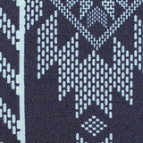Navy Stripes Bengaline, Viscose-Nylon — texture