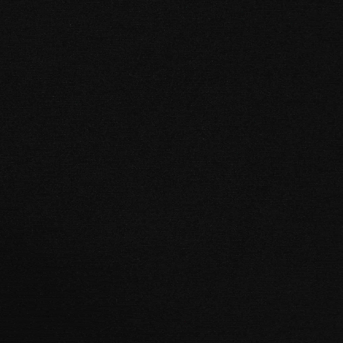 Viscose Polyester Stretch Bengaline Fabric, 222 gsm — Black